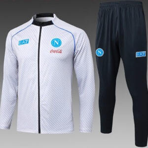 ssc napoli kids trainingspak wit korte rits 25/26